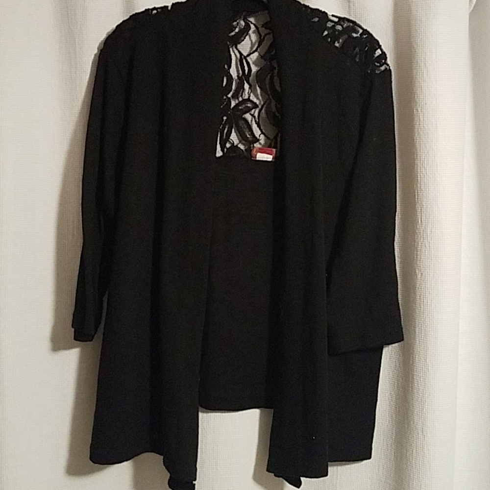 Elegant 3/4 Sleeve Cardigan - EVER BLUE